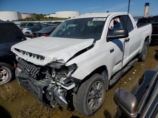 5TFUY5F12LX933305 - 2020 TOYOTA TUNDRA DOUBLE CAB SR/SR5 WHITE photo 1