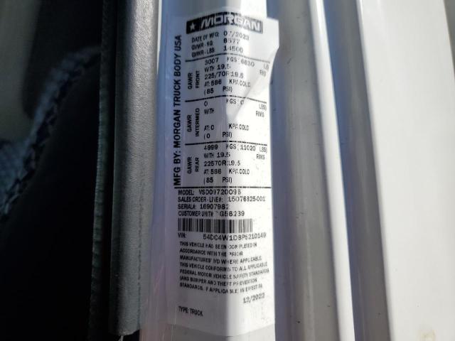 54DC4W1D8PS210149 - 2023 ISUZU NPR HD WHITE photo 12