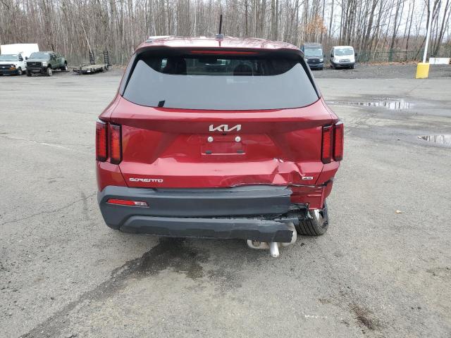 5XYRGDLC9PG209273 - 2023 KIA SORENTO LX RED photo 6