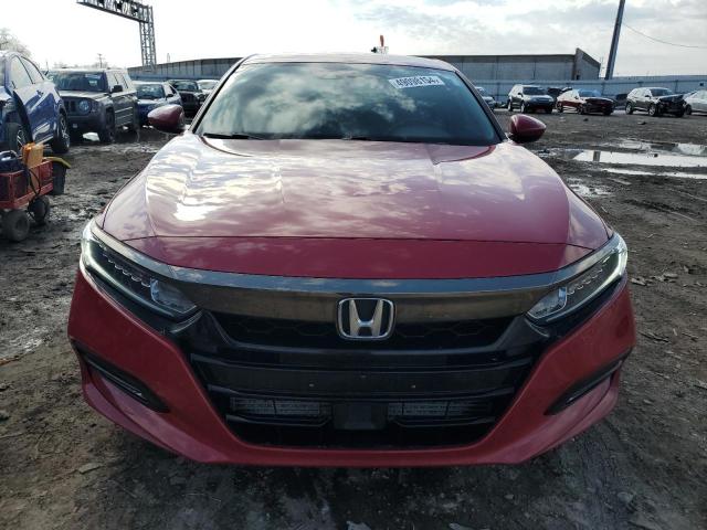 1HGCV1F35JA263796 - 2018 HONDA ACCORD SPORT RED photo 5