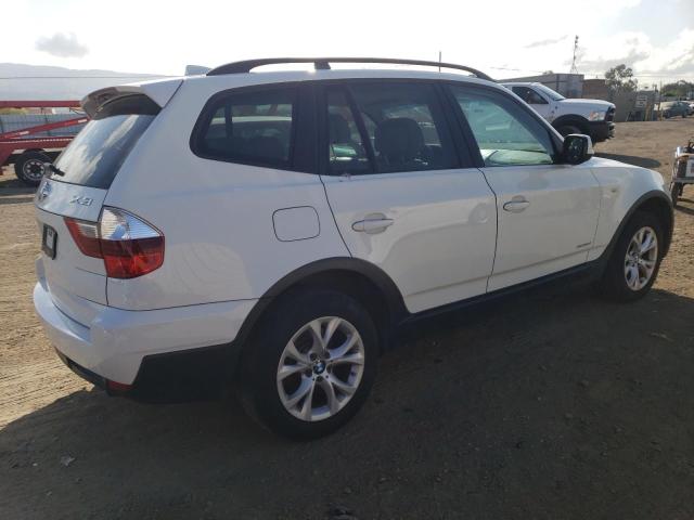 WBXPC9C43AWJ34432 - 2010 BMW X3 XDRIVE30I WHITE photo 3