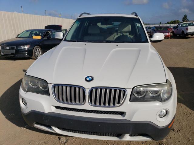 WBXPC9C43AWJ34432 - 2010 BMW X3 XDRIVE30I WHITE photo 5