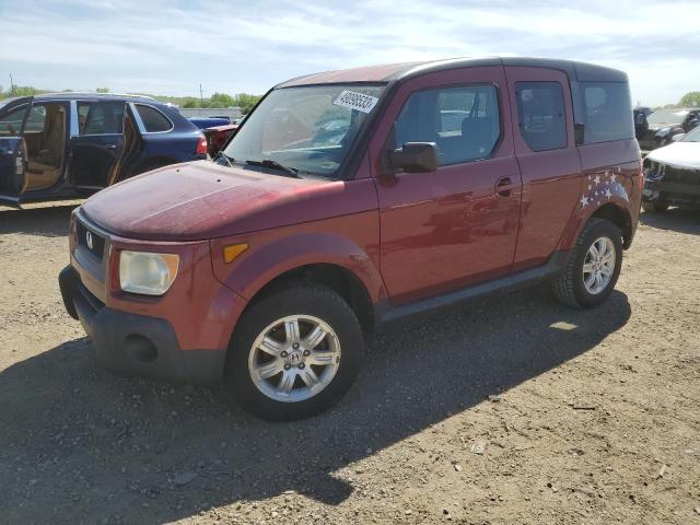 5J6YH18756L000192 - 2006 HONDA ELEMENT EX RED photo 1