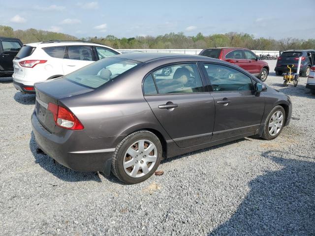 2HGFA1F5XAH576354 - 2010 HONDA CIVIC LX CHARCOAL photo 3