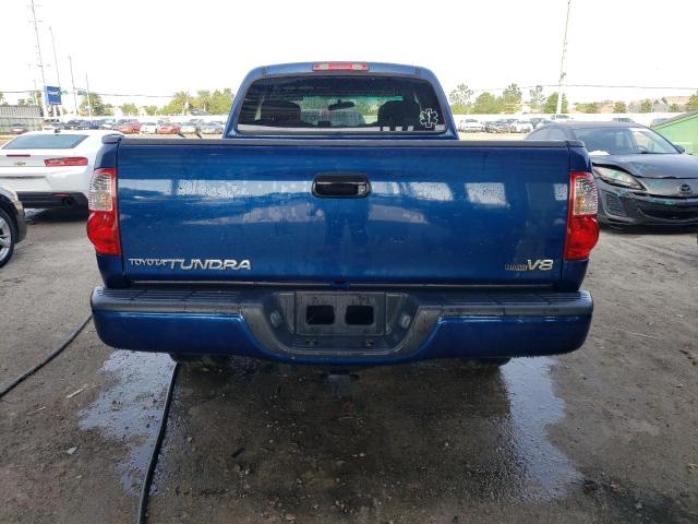 5TBRT38105S471110 - 2005 TOYOTA TUNDRA ACCESS CAB LIMITED BLUE photo 6