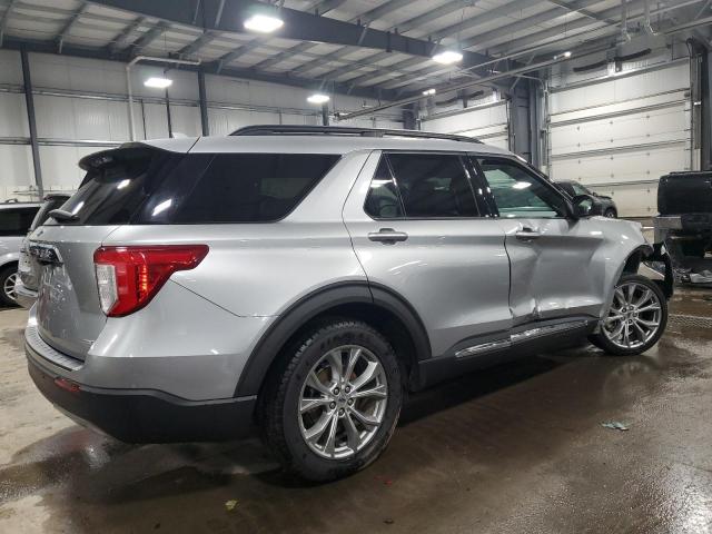 1FMSK8DH8LGB00114 - 2020 FORD EXPLORER XLT SILVER photo 3