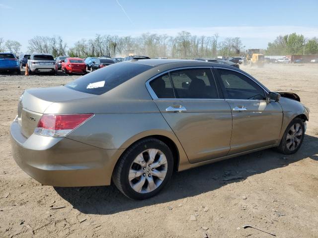 1HGCP36828A070596 - 2008 HONDA ACCORD EXL GOLD photo 3