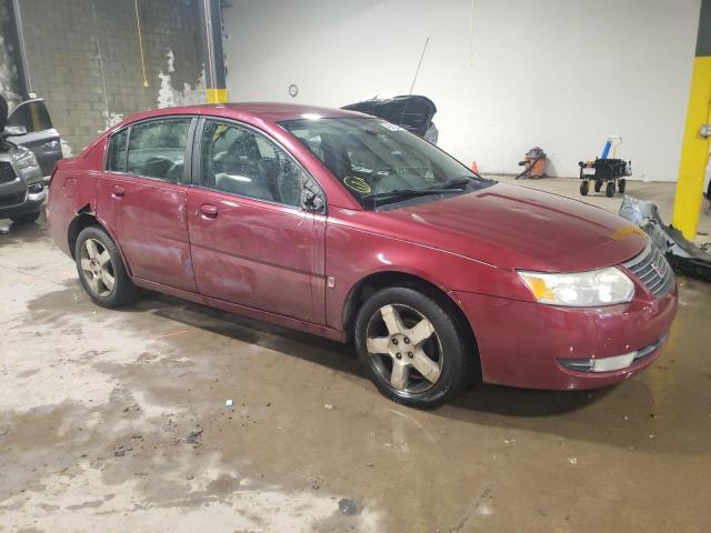 1G8AL55B17Z104189 - 2007 SATURN ION LEVEL 3 BURGUNDY photo 4