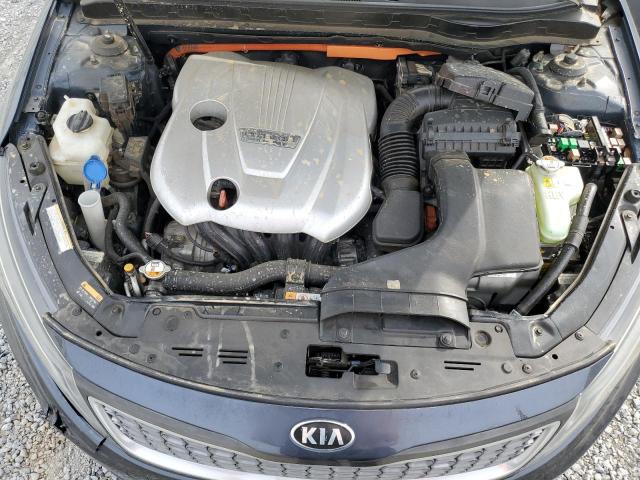 KNAGN4ADXE5073053 - 2014 KIA OPTIMA HYBRID BLUE photo 11