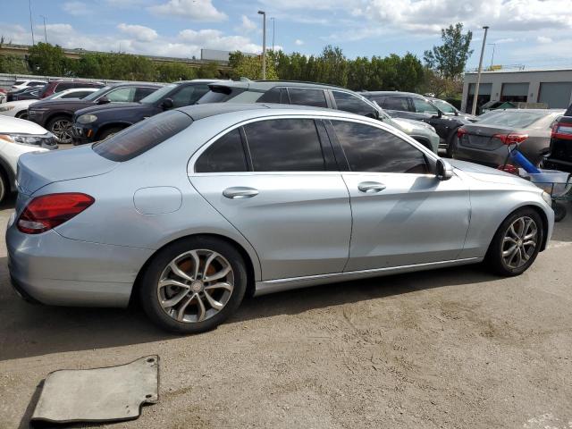 55SWF4JB4FU072120 - 2015 MERCEDES-BENZ C 300 BLUE photo 3