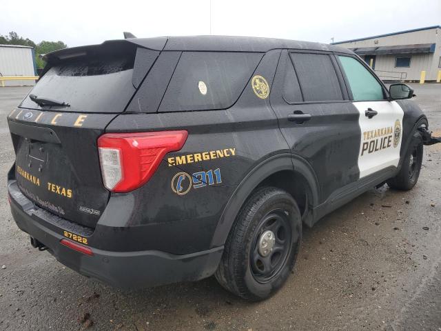 1FM5K8AB9NGA93528 - 2022 FORD EXPLORER POLICE INTERCEPTOR BLACK photo 3