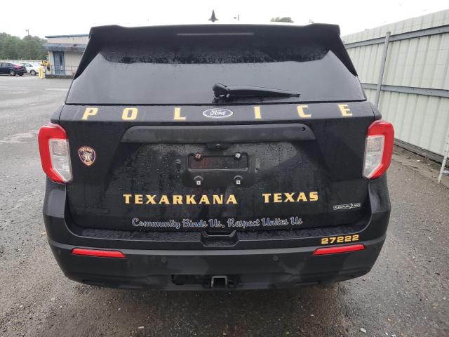 1FM5K8AB9NGA93528 - 2022 FORD EXPLORER POLICE INTERCEPTOR BLACK photo 6