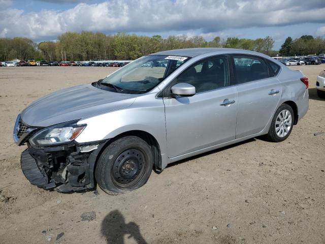 3N1AB7AP2HY231893 - 2017 NISSAN SENTRA S SILVER photo 1