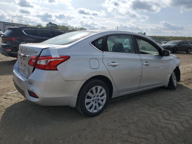 3N1AB7AP2HY231893 - 2017 NISSAN SENTRA S SILVER photo 3