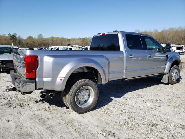 1FT8W4DT0MEC17425 - 2021 FORD F450 SUPER DUTY SILVER photo 3
