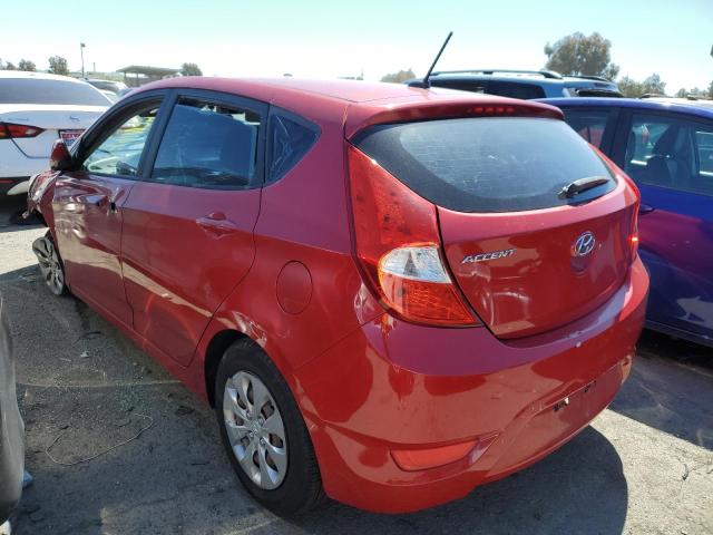 KMHCT5AE5FU219609 - 2015 HYUNDAI ACCENT GS RED photo 2