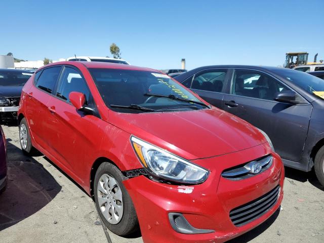 KMHCT5AE5FU219609 - 2015 HYUNDAI ACCENT GS RED photo 4