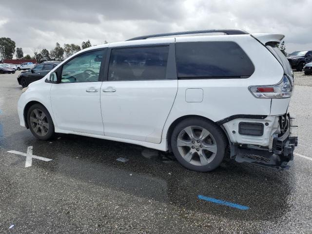 5TDXK3DC1ES499636 - 2014 TOYOTA SIENNA SPORT WHITE photo 2