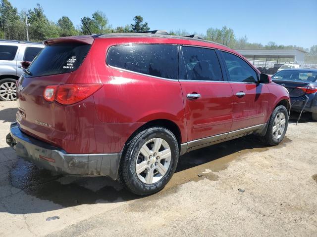 1GNLRFED3AS106408 - 2010 CHEVROLET TRAVERSE LT RED photo 3