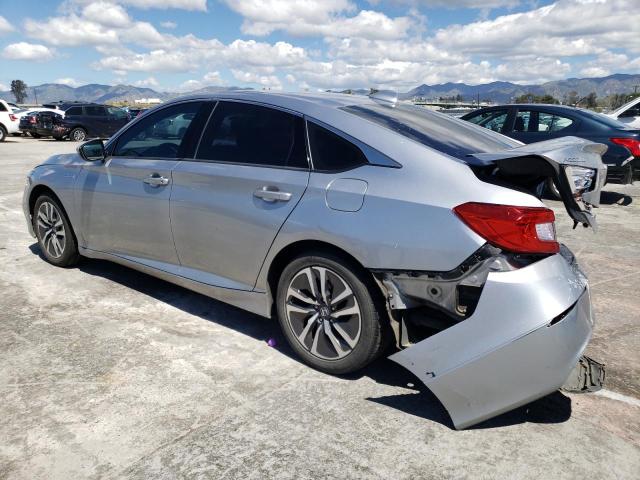 1HGCV3F18KA019796 - 2019 HONDA ACCORD HYBRID SILVER photo 2