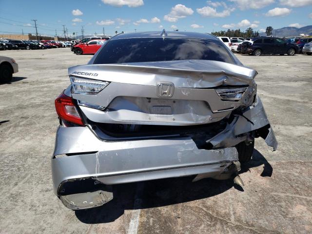 1HGCV3F18KA019796 - 2019 HONDA ACCORD HYBRID SILVER photo 6