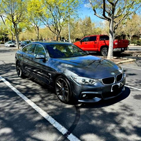 WBA4B1C5XGG242673 - 2016 BMW 435 I GRAN COUPE GRAY photo 1