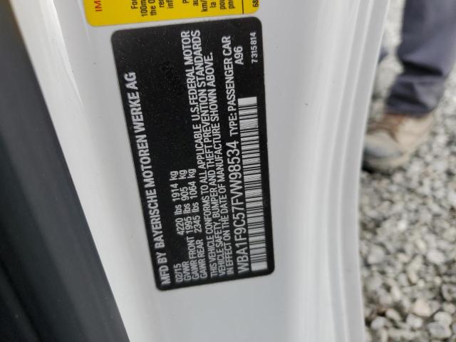 WBA1F9C57FVW98534 - 2015 BMW 228 I SULEV WHITE photo 12