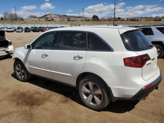 2HNYD2H46CH527495 - 2012 ACURA MDX TECHNOLOGY WHITE photo 2