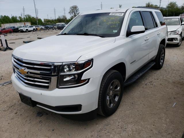 1GNSKAKC7KR335844 - 2019 CHEVROLET TAHOE K1500 LS WHITE photo 1