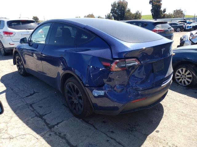 5YJYGDEE1MF218630 - 2021 TESLA MODEL Y BLUE photo 2