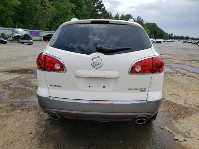 5GAKRBED0BJ334341 - 2011 BUICK ENCLAVE CXL WHITE photo 6