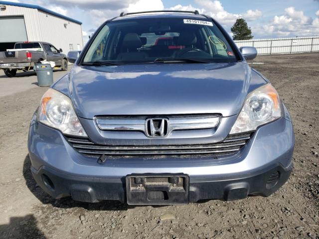 JHLRE48767C079333 - 2007 HONDA CR-V EXL BLUE photo 5