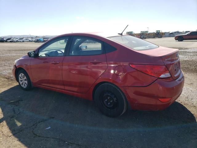 KMHCT4AE9FU800105 - 2015 HYUNDAI ACCENT GLS RED photo 2