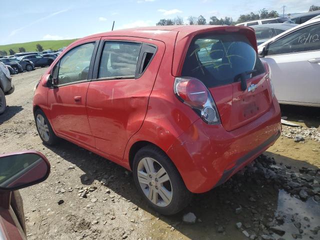 KL8CD6S97EC535793 - 2014 CHEVROLET SPARK 1LT RED photo 2