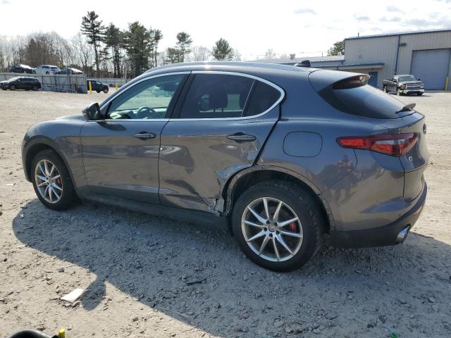 ZASFAKBNXJ7B65873 - 2018 ALFA ROMEO STELVIO TI Сұр фото 2