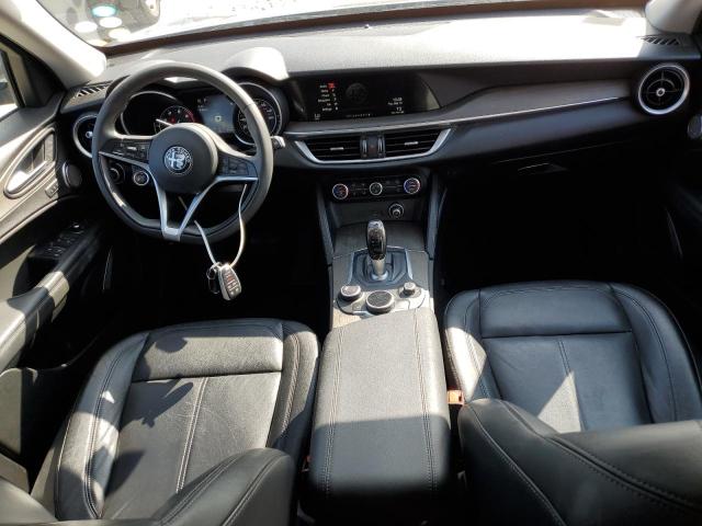 ZASFAKBNXJ7B65873 - 2018 ALFA ROMEO STELVIO TI Сұр фото 8