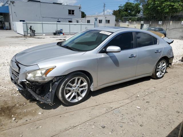 1N4AA5AP5AC803032 - 2010 NISSAN MAXIMA S SILVER photo 1