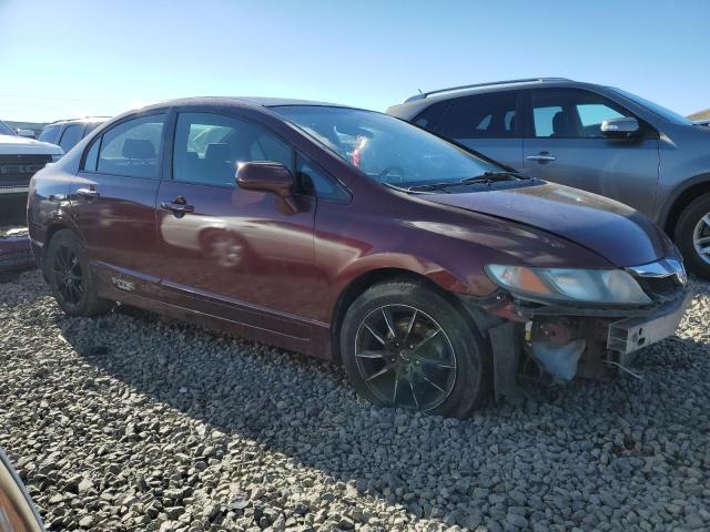 2HGFA16639H501175 - 2009 HONDA CIVIC LX-S 栗色 照片 4