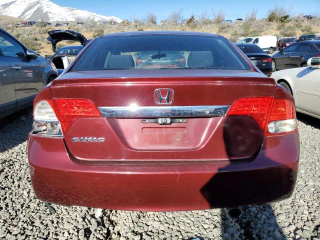 2HGFA16639H501175 - 2009 HONDA CIVIC LX-S 栗色 照片 6