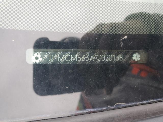 JHMCM56377C020138 - 2007 HONDA ACCORD SE BLACK photo 12