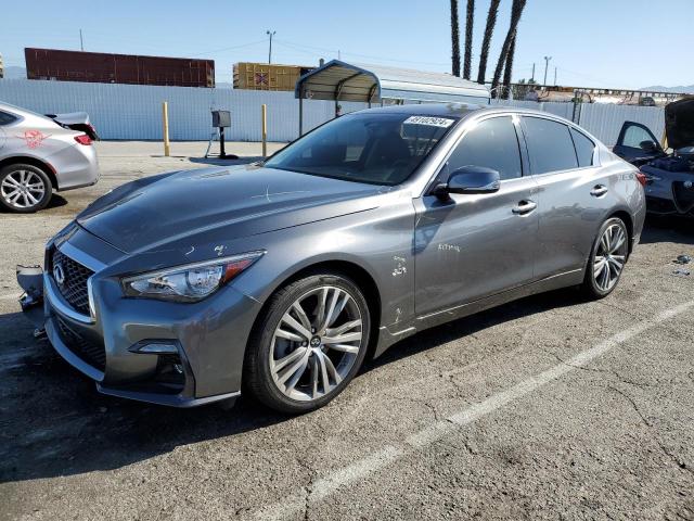 JN1EV7APXJM359106 - 2018 INFINITI Q50 LUXE GRAY photo 1