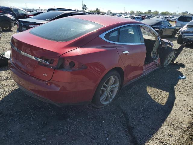 5YJSA1H19EFP34251 - 2014 TESLA MODEL S Qırmızı foto 3