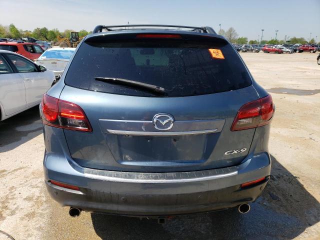 JM3TB2DA4F0461174 - 2015 MAZDA CX-9 GRAND TOURING BLUE photo 6