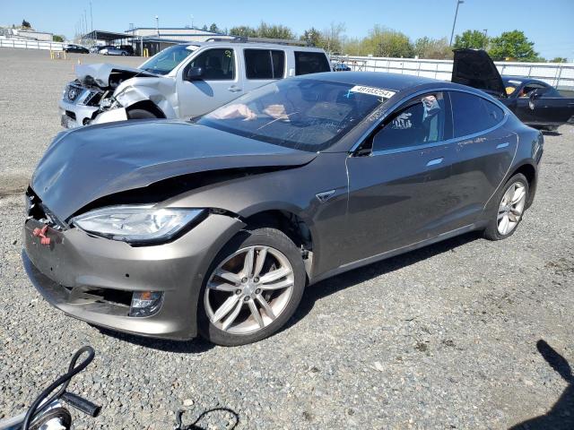 5YJSA1E19FF103733 - 2015 TESLA MODEL S თაფლისფერი ფოტო 1