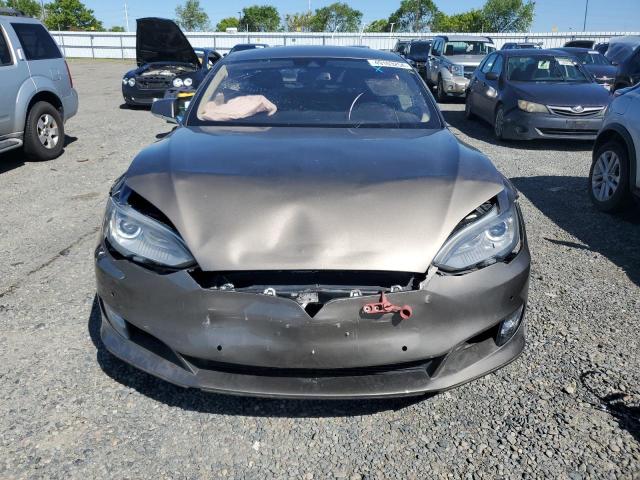 5YJSA1E19FF103733 - 2015 TESLA MODEL S თაფლისფერი ფოტო 5