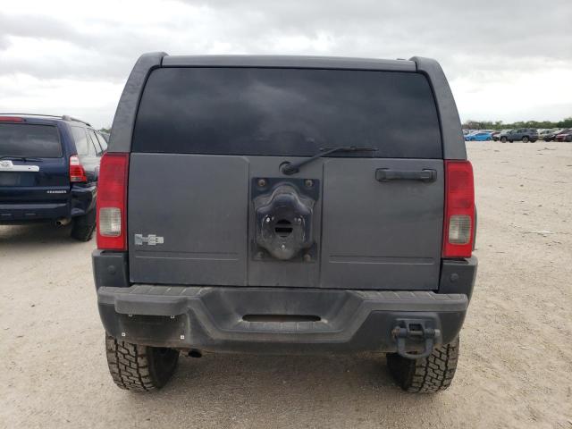 5GTEN13E898143743 - 2009 HUMMER H3 GREEN photo 6