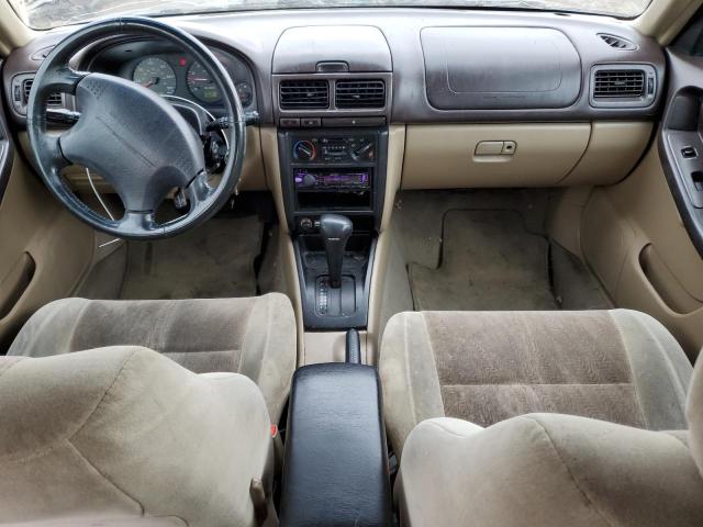 JF1SF65551H762277 - 2001 SUBARU FORESTER S GREEN photo 8