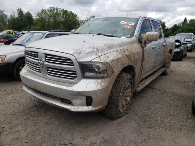 1C6RR7MTXES279552 - 2014 RAM 1500 SPORT SILVER photo 2