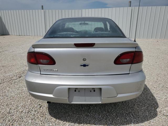 1G1JC124527242495 - 2002 CHEVROLET CAVALIER SILVER photo 6