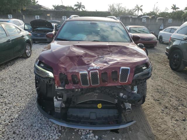 1C4PJLDB5LD577533 - 2020 JEEP CHEROKEE LIMITED RED photo 5